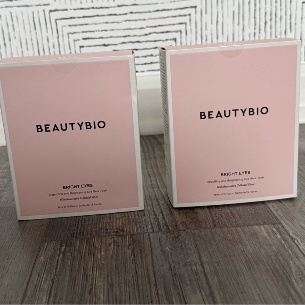 TWO Boxes Beauty Bio Bright Eyes Gel Eye Mask Treatments 30 pairs NEW - Picture 7 of 7